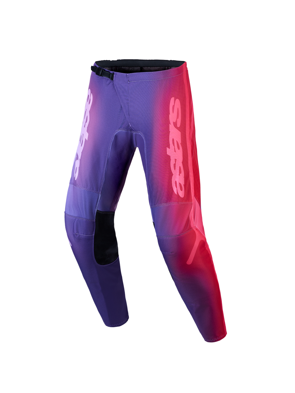 Alpinestars Stella Fluid Kepler, pantalones de motocross para mujer, degradado morado y rojo, diseño todoterreno