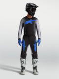 Jersey Supertech Hiten AFD y Supertech Hiten AFD Gear Set de Alpinestars, conjunto de equipamiento de motocross para hombre, negro y azul, ajuste ergonómico para carreras de MX