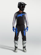 Jersey Supertech Hiten AFD y Supertech Hiten AFD Gear Set de Alpinestars, conjunto de equipamiento de motocross para hombre, negro y azul, ajuste ergonómico para carreras de MX