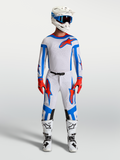 Jersey Supertech Vesta y conjunto de equipo Supertech Vesta, equipación de motocross para hombre, lila claro y rojo cardenal, diseño profesional ultraligero y transpirable