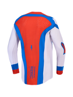 Jersey Alpinestars Supertech Vesta para hombre, lila y rojo, camiseta de motocross con ventilación láser.