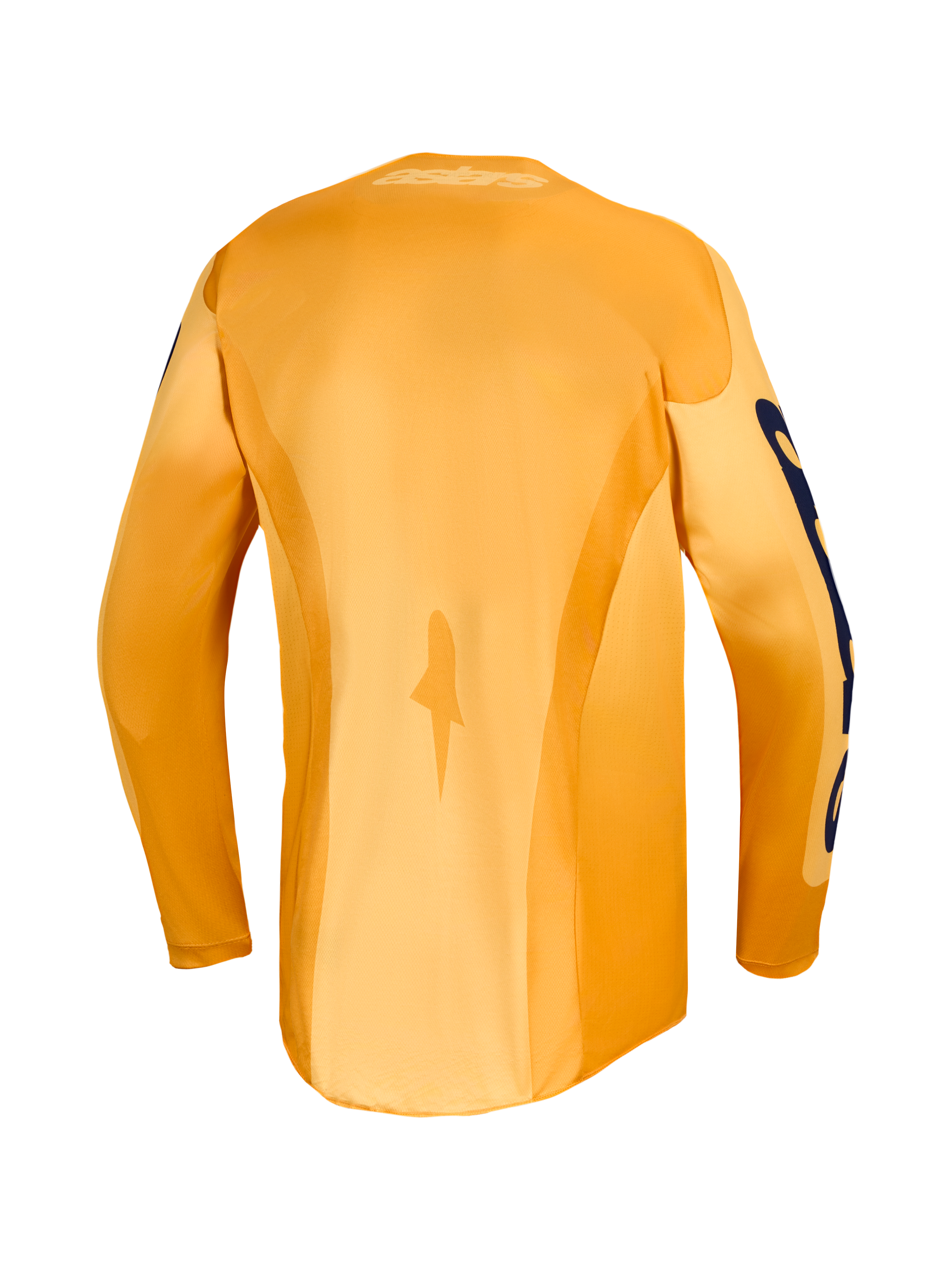 Alpinestars jersey Racer Amber 2027 AND Racer Amber Gear Set, jersey de motocross para hombre, naranja y azul, vista trasera