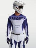 Jersey Alpinestars Racer Air Amber, para motocross, de hombre, azul y blanco, con malla ligera y transpirable