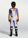 Alpinestars Jersey Fluid Drag y conjunto Fluid Drag Gear Set, equipo de motocross para hombre, azul y dorado, textil elástico