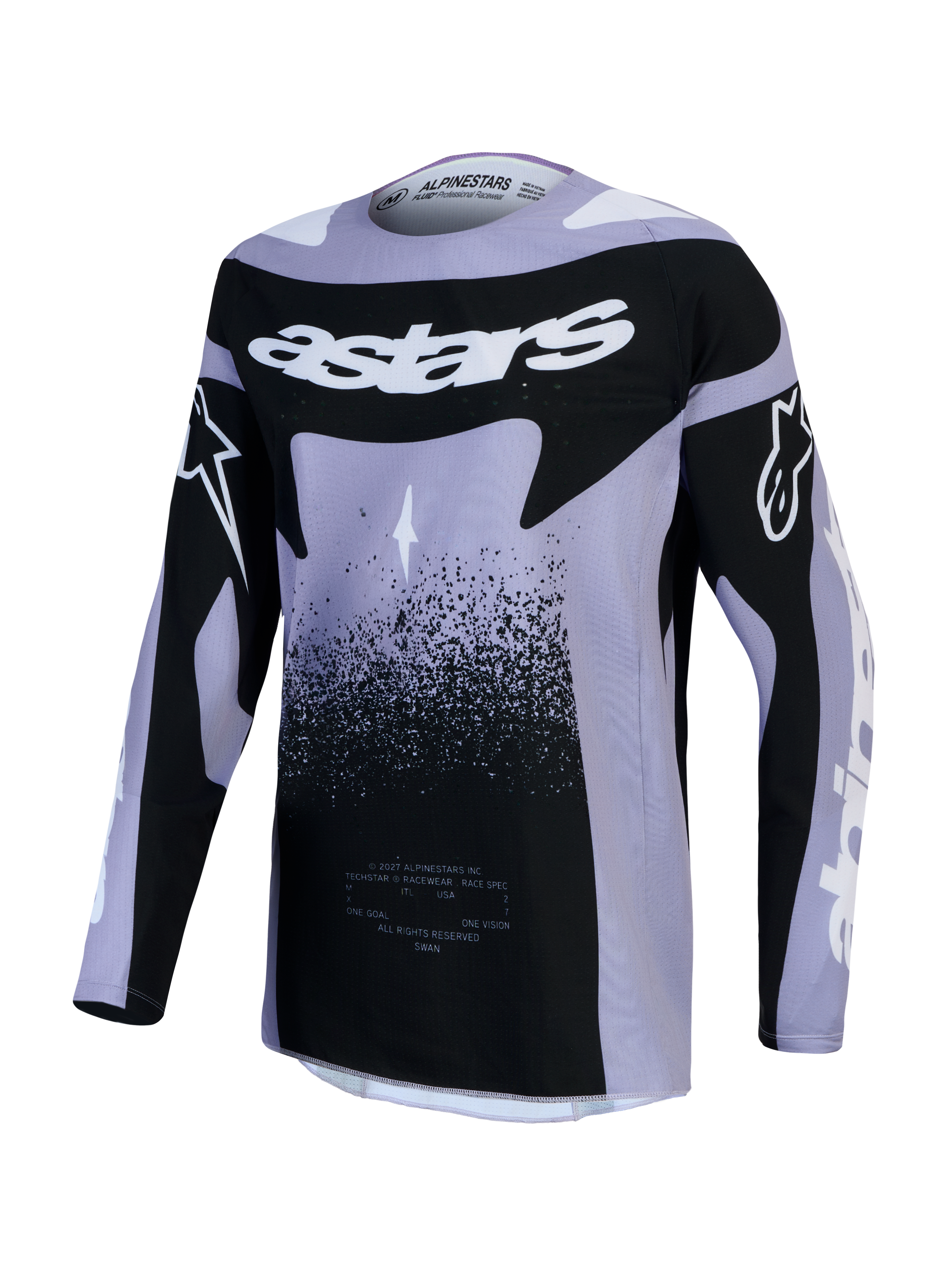 2027 Stella Techstar Swan Woman - Black MX Jersey | Alpinestars®
