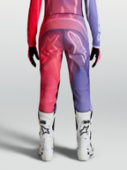 Alpinestars Stella Fluid Kepler, pantalones de motocross para mujer, morado y rojo, diseño ergonómico con ajuste deportivo y durabilidad para off-road