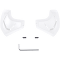 Alpinestars Elbow Sliders, juego de deslizadores de codo de repuesto, blancos, incluye dos inserciones de poliuretano, tornillos de montaje y llave hexagonal, con forma anatómica para trajes de carreras de motociclismo