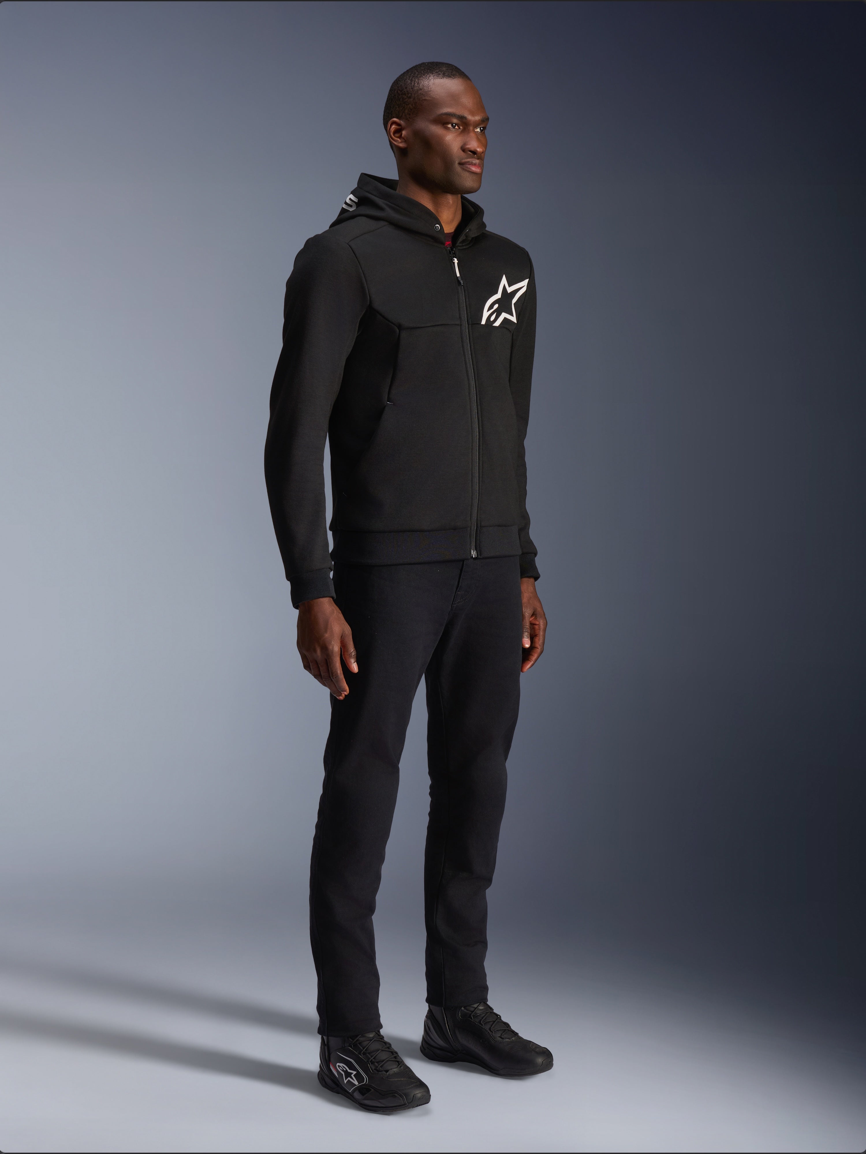 Chrome V2 Sport - Black Motorcycle Jacket | Alpinestars®