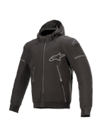 Sudadera Alpinestars Sektor Tech V2, chaqueta de moto urbana para hombre, negra, certificada CE y resistente al viento