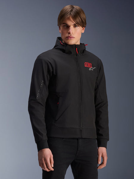 バイクウェア・装備 alpinestars MM93 THUNDER HOODIE MM93 Thunder Hoodie - BLACK CONTEMPORARY Jackets