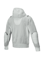 Alpinestars Moflow Air Tech, sudadera de moto gris para hombre, malla ventilada Tech-Air Ready, estilo urbano, vista trasera