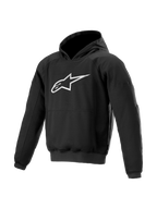Alpinestars chaqueta con capucha Ageless, chaqueta de moto urbana para hombre, negra y blanca, con protección Nucleon.