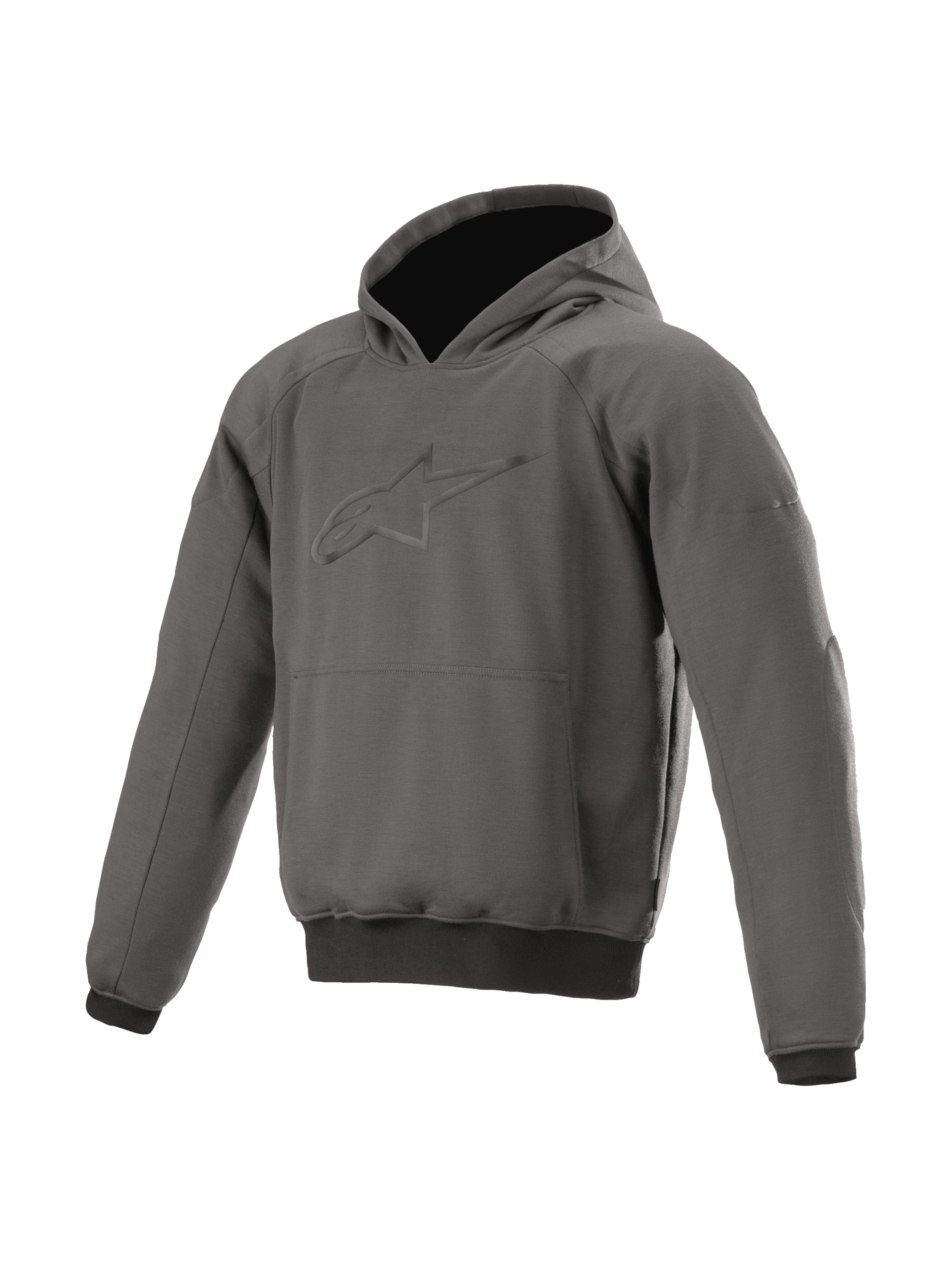 Sudadera Ageless de Alpinestars, chaqueta de moto urbana gris con protecciones, estilo casual textil