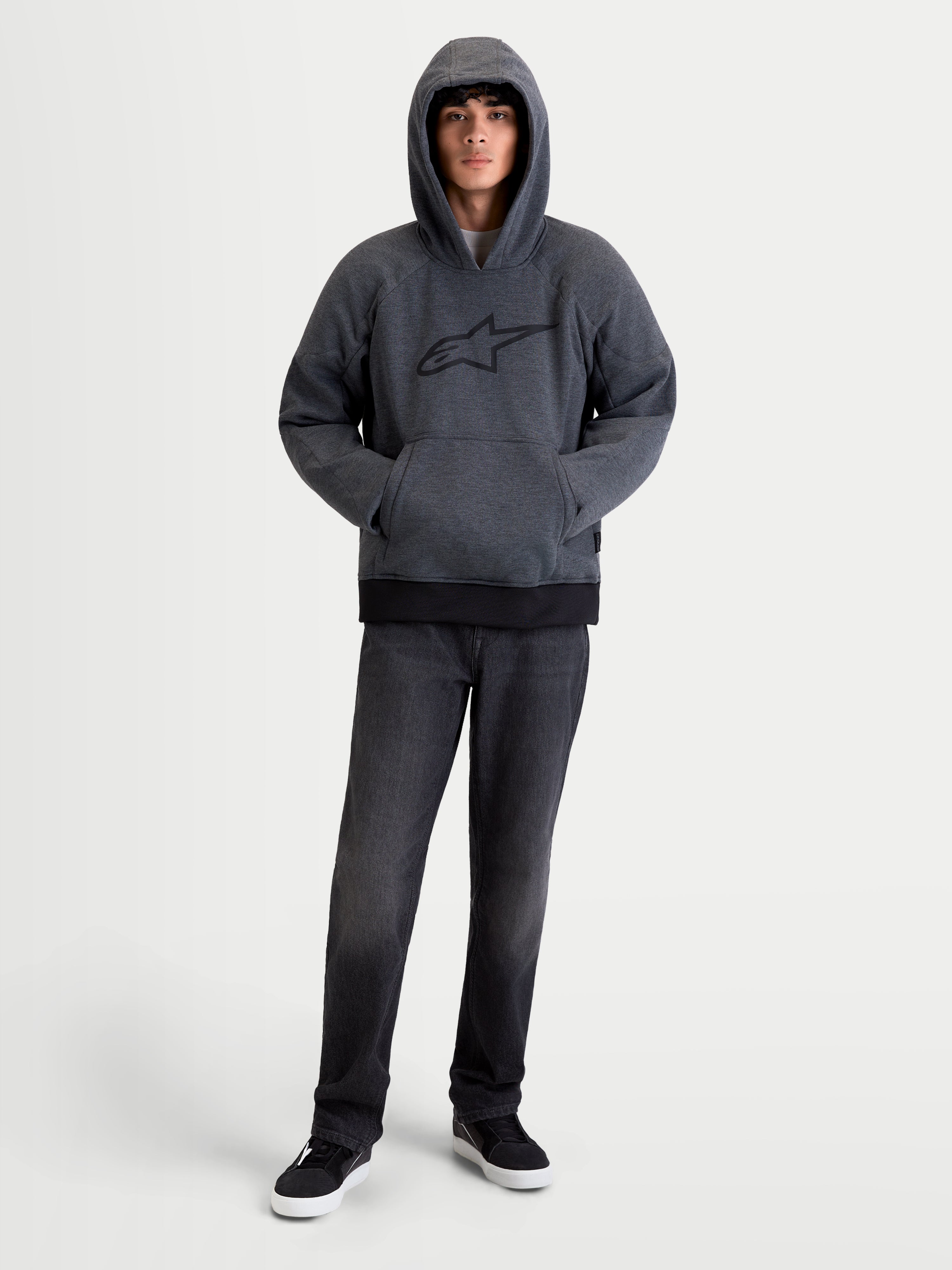 Ageless - Gray Motorcycle Hoodie | Alpinestars®