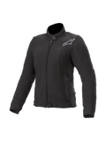 Alpinestars forro polar Banshee, chaqueta de moto urbana para mujer, negra, protección Nucleon Flex Plus y Kevlar