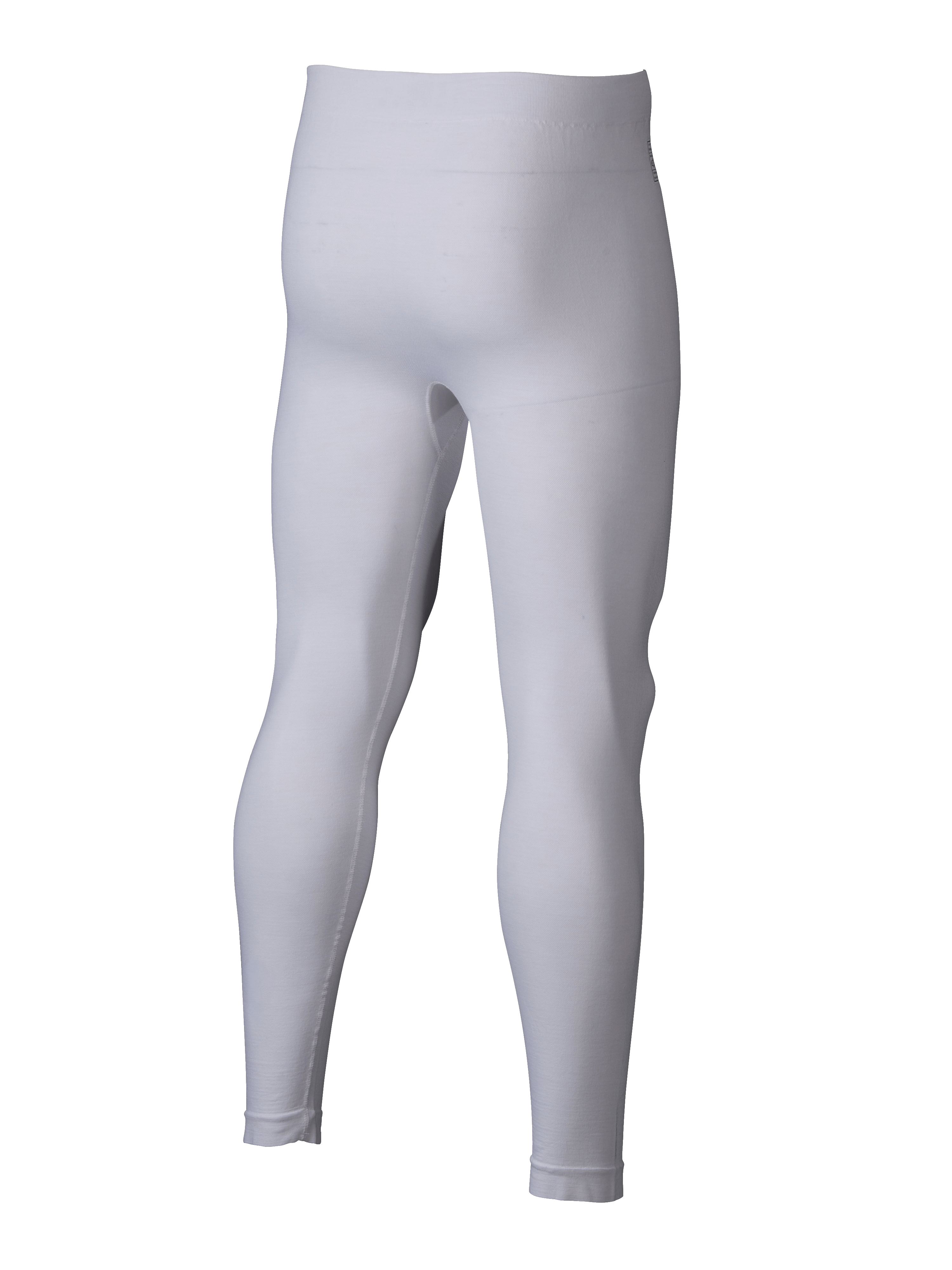 Alpinestars ZX Evo V3 Bottom, capa base de automovilismo, blanco, vista trasera de pantalones resistentes a las llamas, construcción ligera y sin costuras para deportes de motor