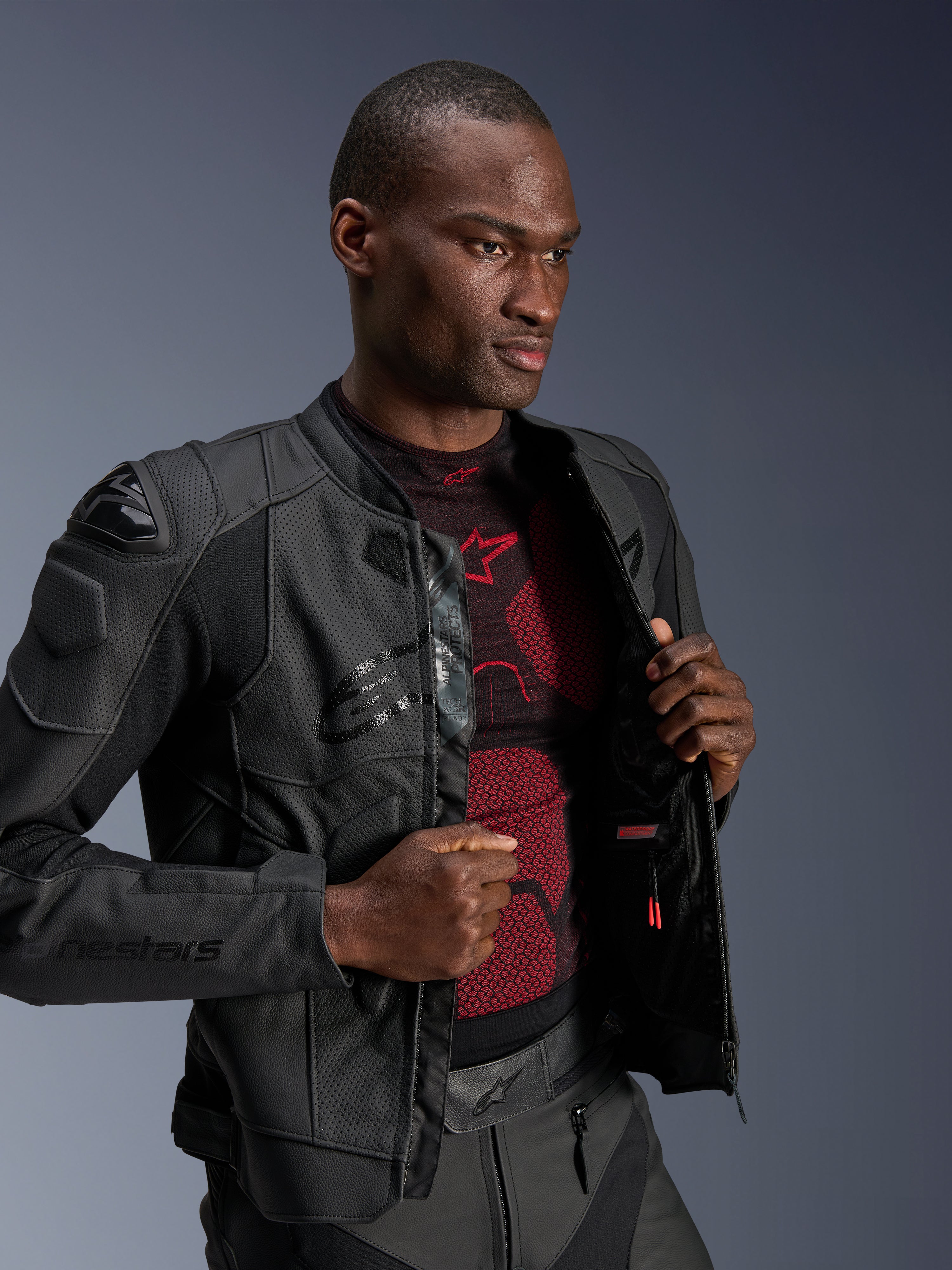 Dusk Airflow - Chaqueta de Cuero de Moto | Alpinestars®