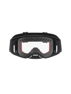 Alpinestars Supertech Dura Air Fluid, gafas de motocross negras y rojas, lente transparente y marco ventilado para off-road.