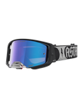 Gafas Alpinestars Supertech Atrox, motocross y off-road, negras con lente de espejo azul, visión profesional para competición