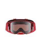 Gafas Alpinestars Supertech Vesta para motocross en rojo flúor y plateado espejo con lente de espejo de alta calidad.