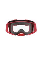 Alpinestars Supertech Vesta, gafas de motocross rojas con lente transparente, montura inyectada y visión periférica optimizada para off-road
