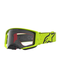 Alpinestars Supertech Vesta, gafas de motocross, amarillas fluo y negras, lente transparente de alto rendimiento off-road
