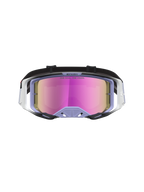 Alpinestars Vision 8 Maven, gafas de motocross en lavanda y negro con lente de espejo rosa antivaho y ventilación RAM-AIR