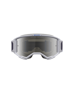 Alpinestars Vision 5 Drag Motocross Goggles, Light Lilac and Blue with a Mirror Silver lens and RAM-AIR ventilation.