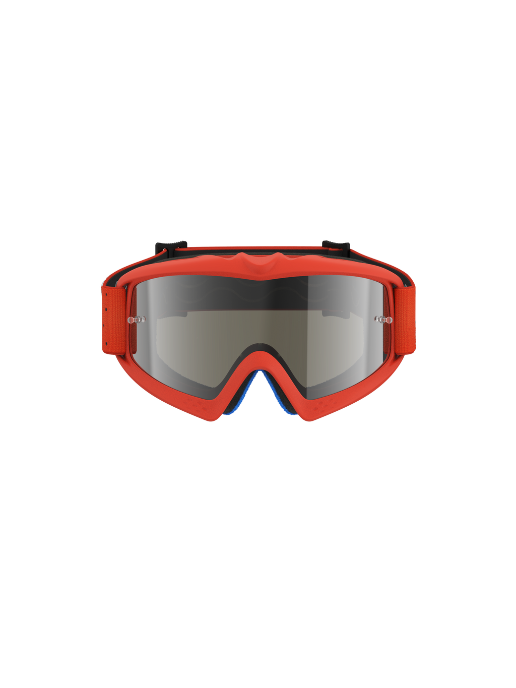 Alpinestars Vision Vesta Juvenil, gafas de motocross naranja con lente plateada espejada antivaho, protección todoterreno