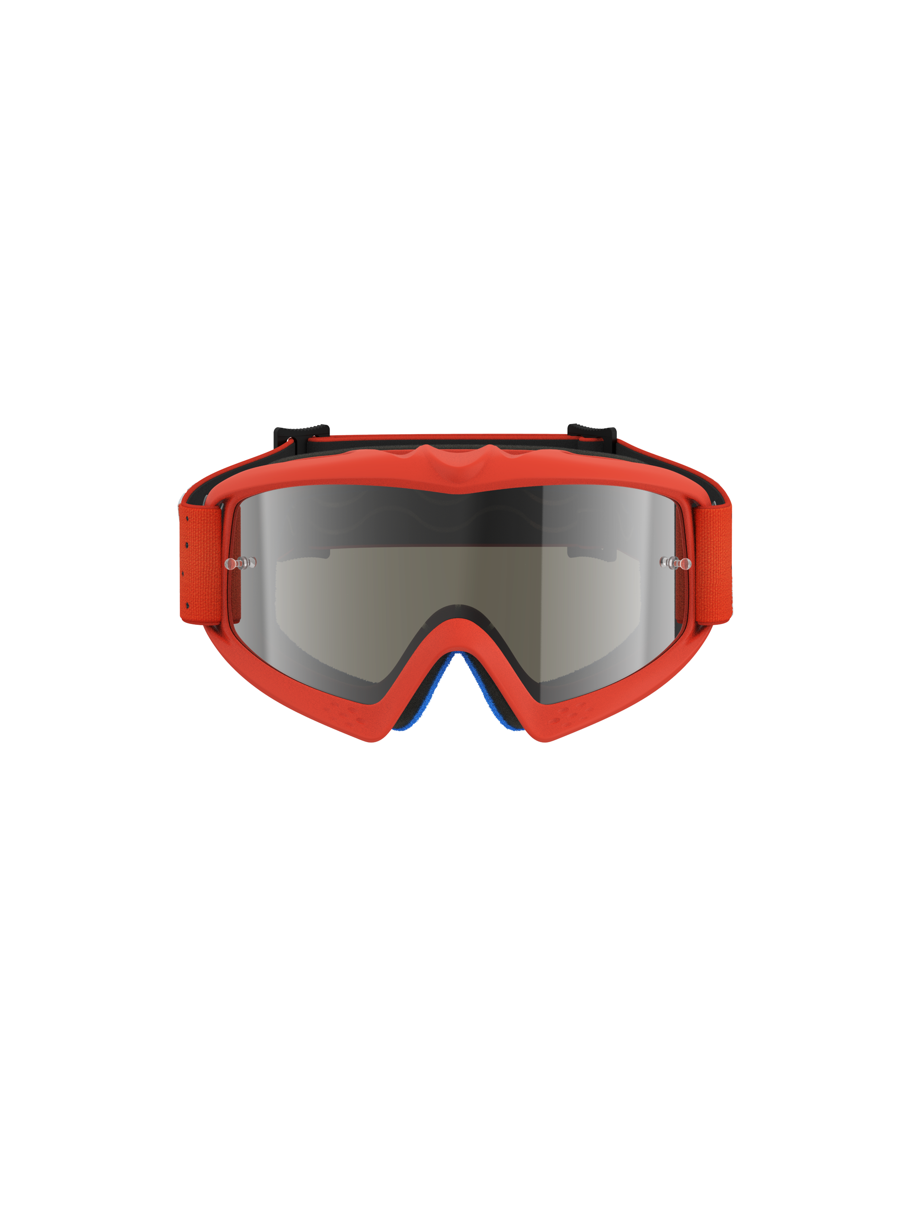 Alpinestars Vision Vesta Juvenil, gafas de motocross naranja con lente plateada espejada antivaho, protección todoterreno