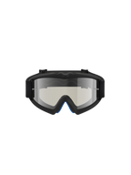 Gafas Alpinestars Vision Atrox Juvenil, gafas de motocross, montura negra con lente de espejo plateada y ajuste infantil