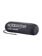 Alpinestars Kart Cover, black go-kart cover with structured fit, elasticated edge and drawstring closure for paddock protection from dust and rain