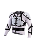 Chaqueta protectora Alpinestars Bionic Action V3, peto de motocross para hombre, blanco y negro, con tecnología A-Morph, malla transpirable y certificación CE