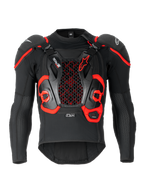 Alpinestars Tech-Air® Off-Road Sistema De Airbag, sistema de airbag off-road homologado FIM, negro y rojo, con protección integrada Nucleon CELL en pecho y espalda