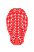 Alpinestars Nucleon Plasma Back Protector Insert, protector de espalda para motocicleta, rojo, diseño de malla flexible en zigzag con orificios de ventilación, protección contra impactos certificada CE Nivel 2, inserto ergonómico para chaquetas de moto