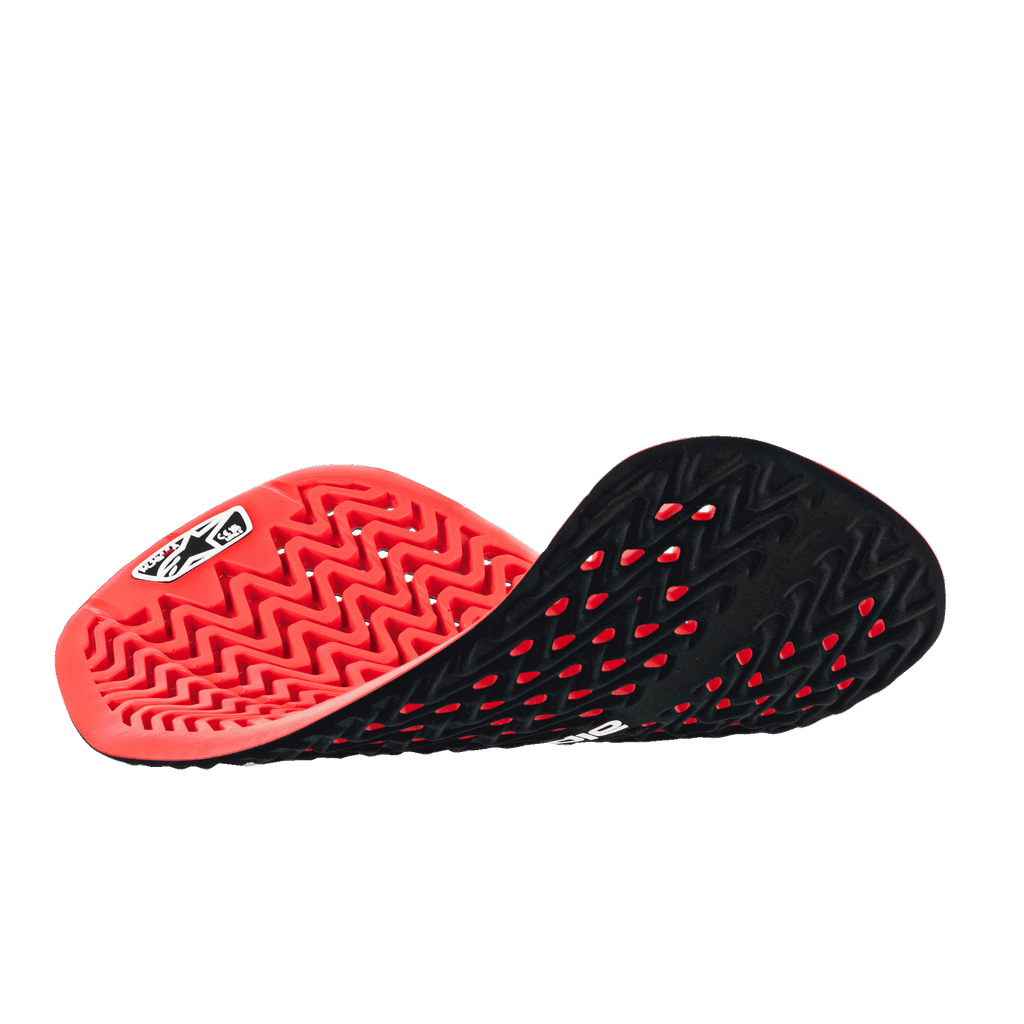 Alpinestars Nucleon Plasma Back Protector Insert, rojo y negro, protector de espalda flexible para motocicleta con patrón de panal y amplias perforaciones para transpirabilidad, equipo de seguridad ligero y adaptable