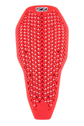 Alpinestars Nucleon Plasma Full Back Protector Insert, rojo, protección de espalda para motocicleta con un patrón perforado en zigzag, diseño ligero y flexible para ventilación, inserto de equipo de protección absorbente de impactos
