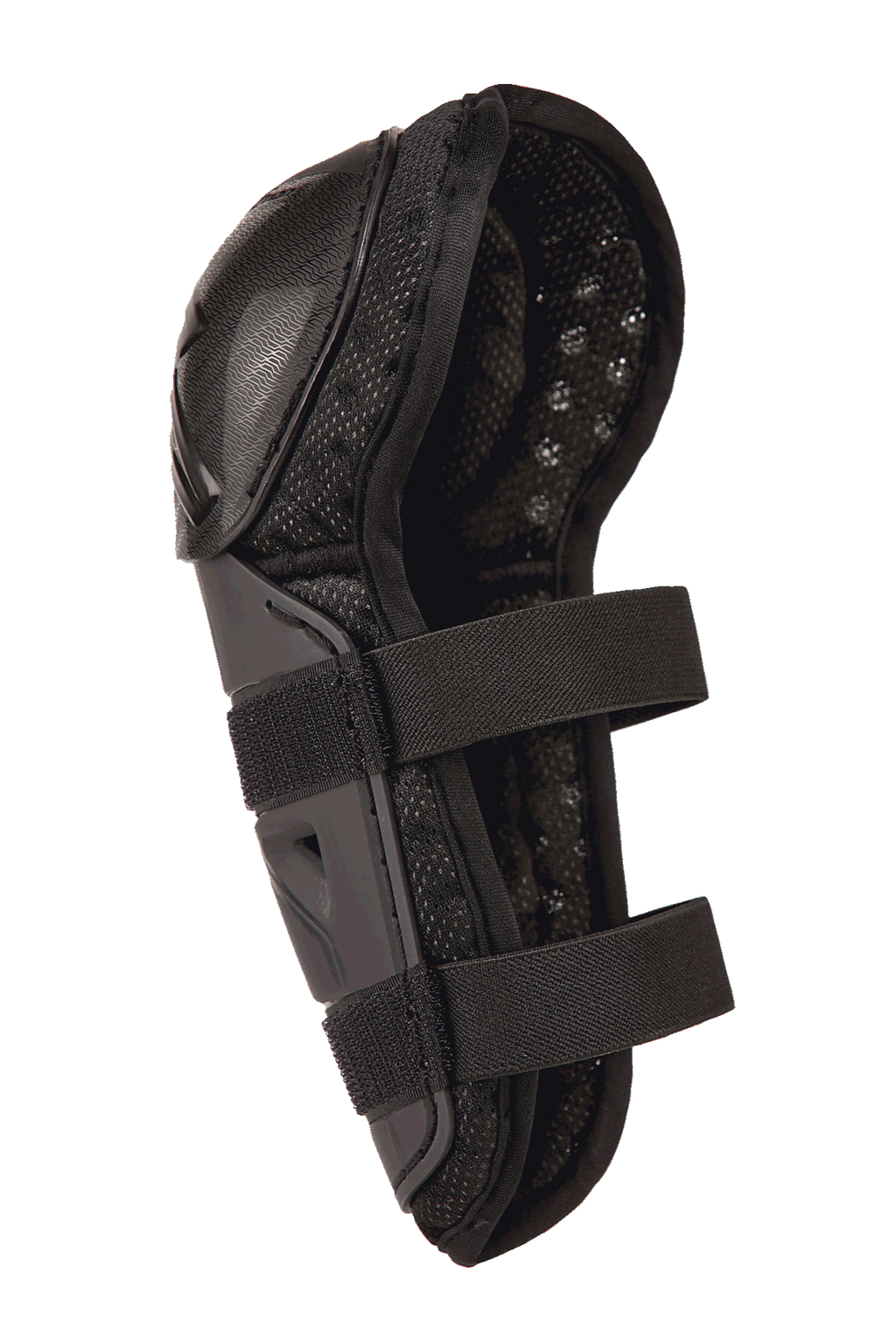 Alpinestars Bionic Action Kickstart Knee Guard, protector de rodilla y espinilla de motocross para jóvenes, negro, con un diseño de carcasa protectora articulada, cierres de doble correa elástica y acolchado de malla transpirable, diseñado para jóvenes pilotos.