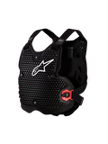 Alpinestars protector de pecho Bionic Action V2, armadura de MX negra y blanca, tecnología A-Morph, certificado CE.