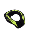 Alpinestars Sequence, protector de cuello juvenil para motocross y karting, amarillo fluo y negro, diseño ergonómico
