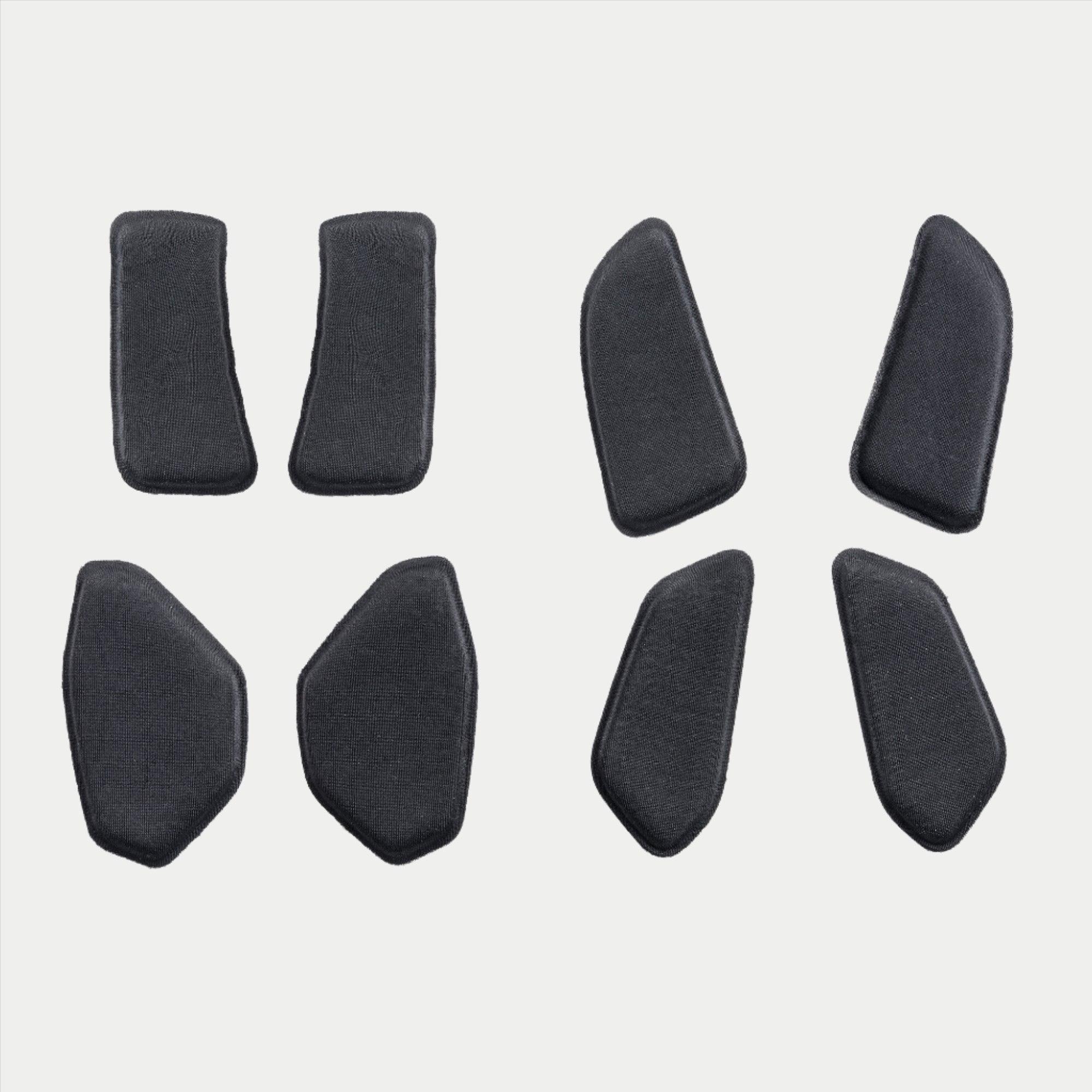 Alpinestars BNS Soft Pad Set, Black, Eight-piece replacement comfort padding kit for BNS neck support systems, shaped foam inserts for MTB and Off-Road riding
