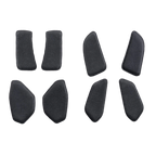 Alpinestars BNS Soft Pad Set, replacement comfort padding for neck support, Black, set of shaped pads with textured fabric, designed for BNS Tech 2 system, MTB and off-road protective accessory