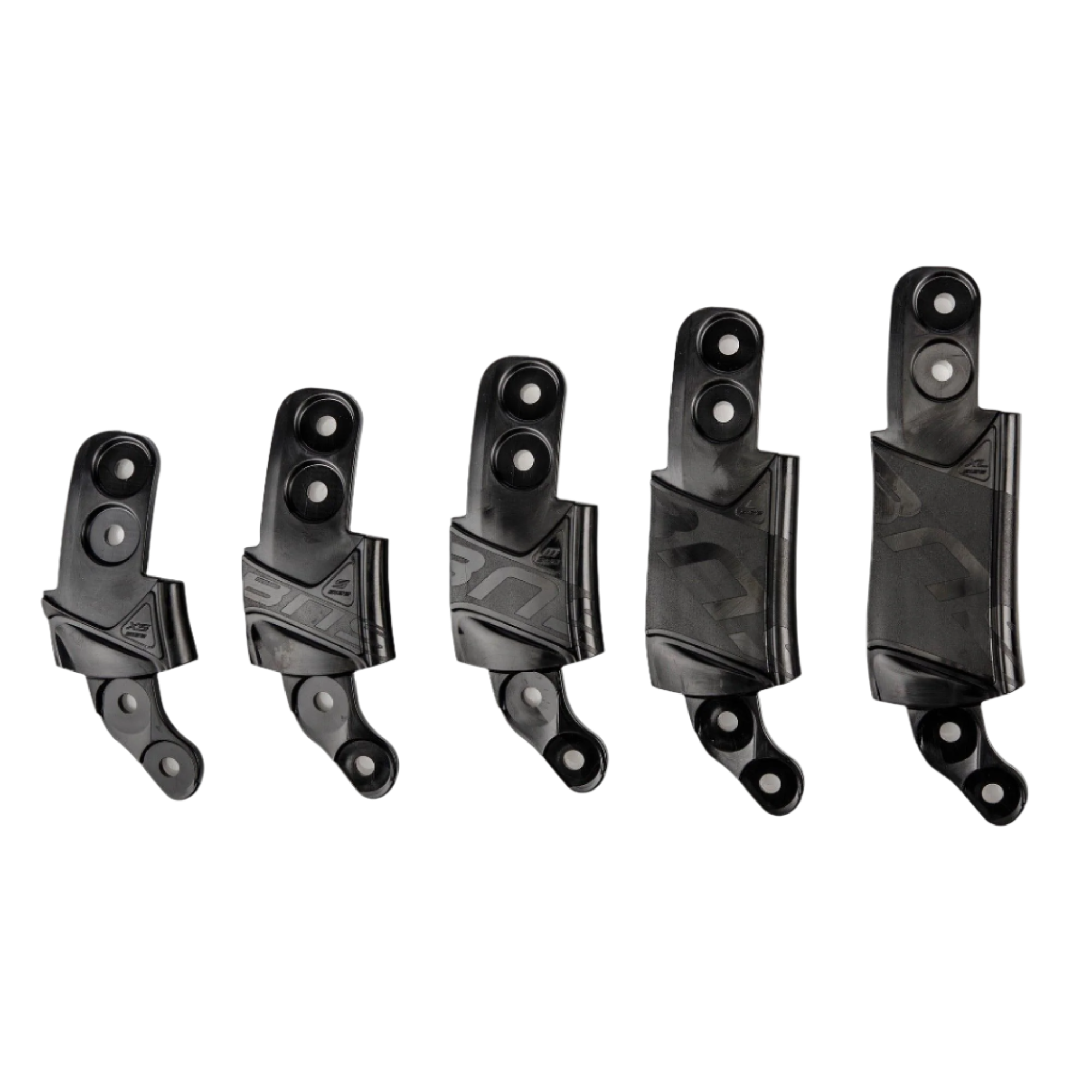 Alpinestars Kit de Adaptadores de Talla BNS, accesorio para el Bionic Neck Support, negro, cinco componentes de plástico de diferentes alturas para un ajuste preciso del protector, piezas de ajuste modular para protección off-road