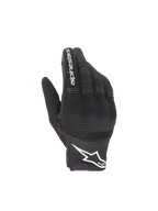 Alpinestars Copper, guantes de moto urbanos para hombre, negros y blancos, de malla textil ligera con protección de nudillos