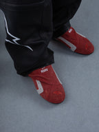 Alpinestars RSRV Starline Shoes, zapatillas rojas con detalles blancos y grises, logo RSRV, textura suave, calzado casual premium