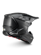 Alpinestars casco Supertech M10 Fame, casco de motocross en fibra de carbono negra, diseño ligero y ventilado con sistema MIPS y certificación ECE 22.06