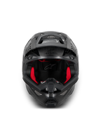 Alpinestars Supertech M10 Fame, casco de motocross, negro y rojo, fibra de carbono, certificado ECE 22.06