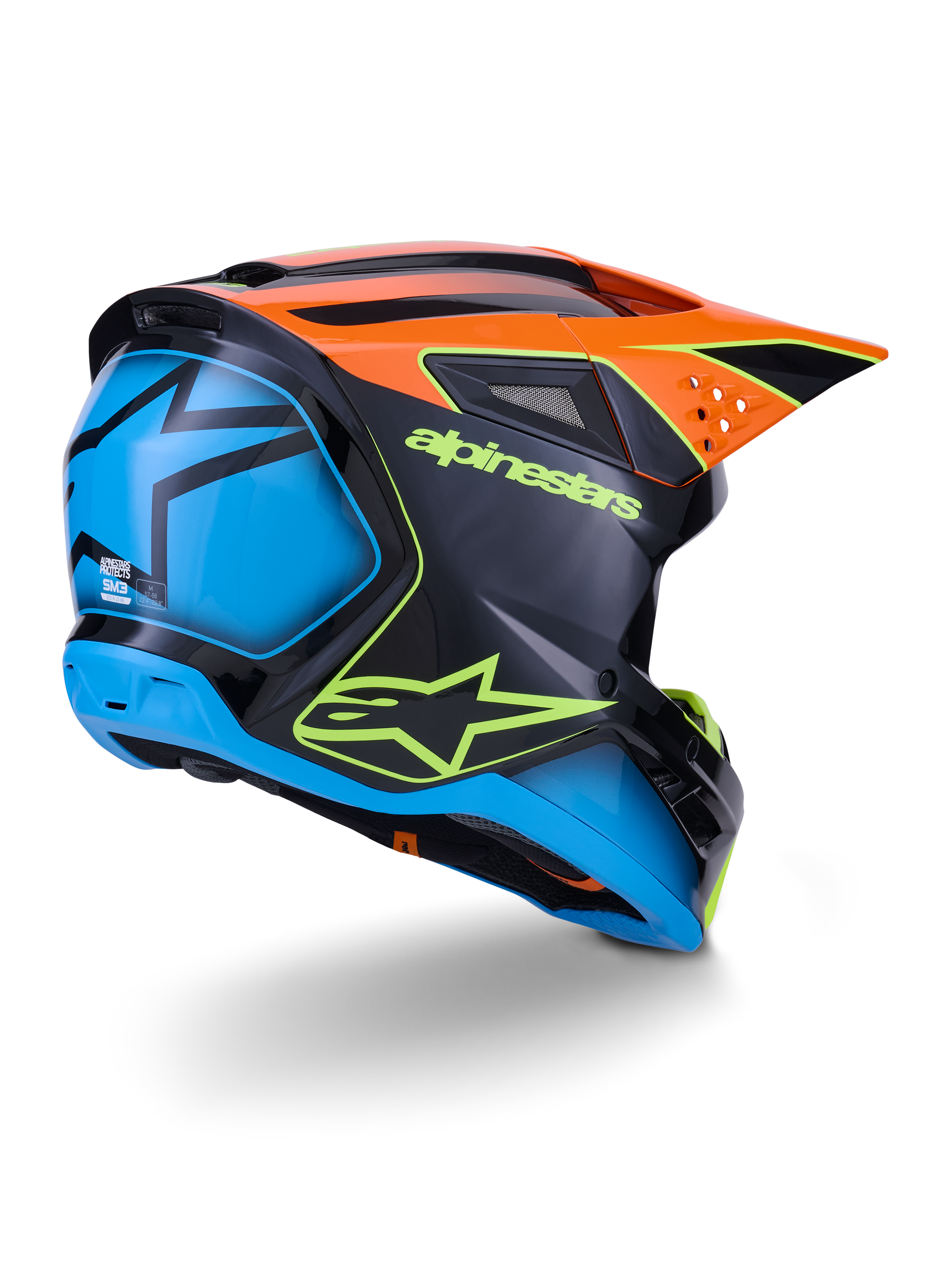 SM3 Fray - Black MX Helmet