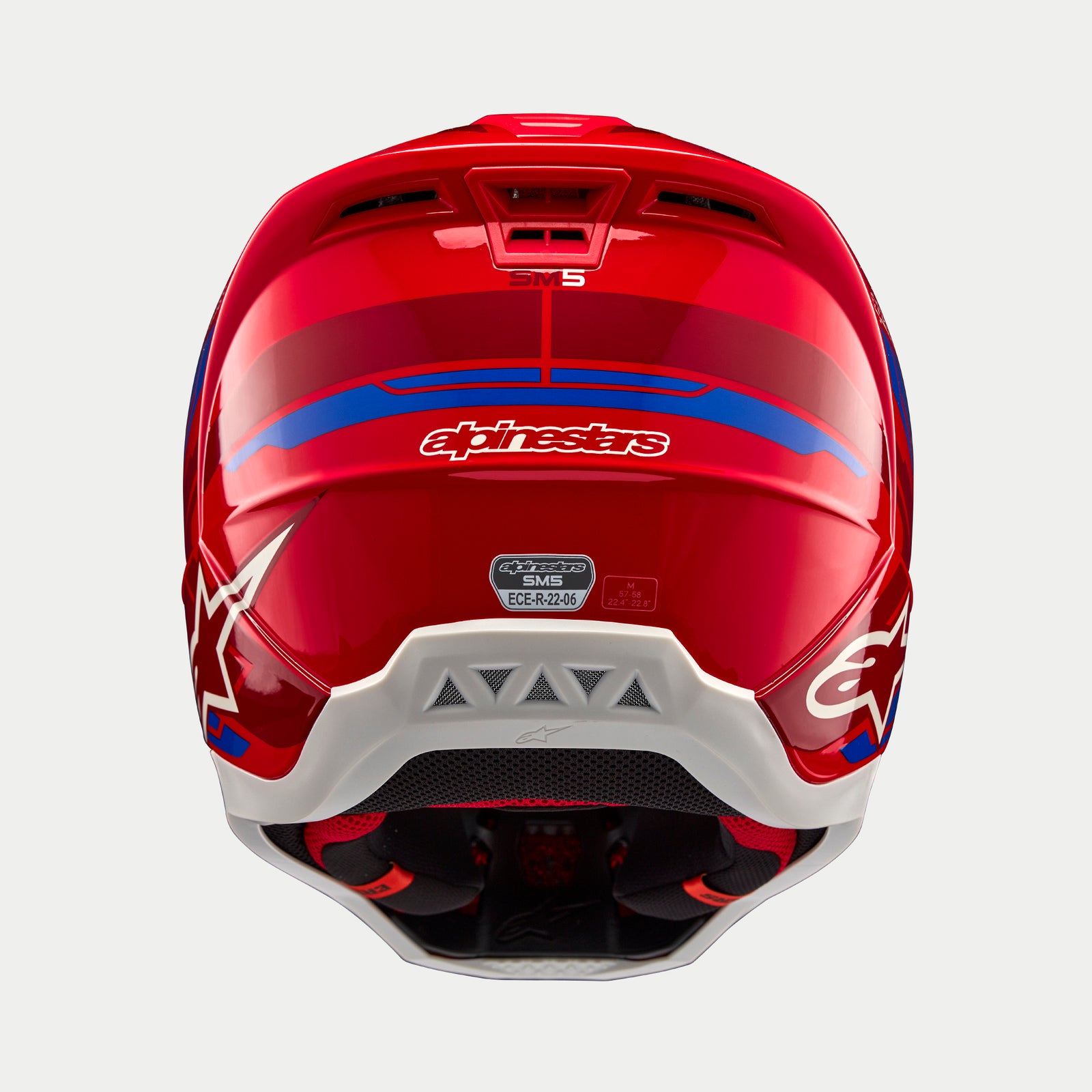 Cascos Motocross Casco Moto Mujer Rojo Casco SM5 Action ECE