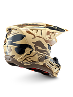 Alpinestars S-M5 Mineral, casco de motocross, camuflaje marrón canguro mate, con certificación ECE 22.06